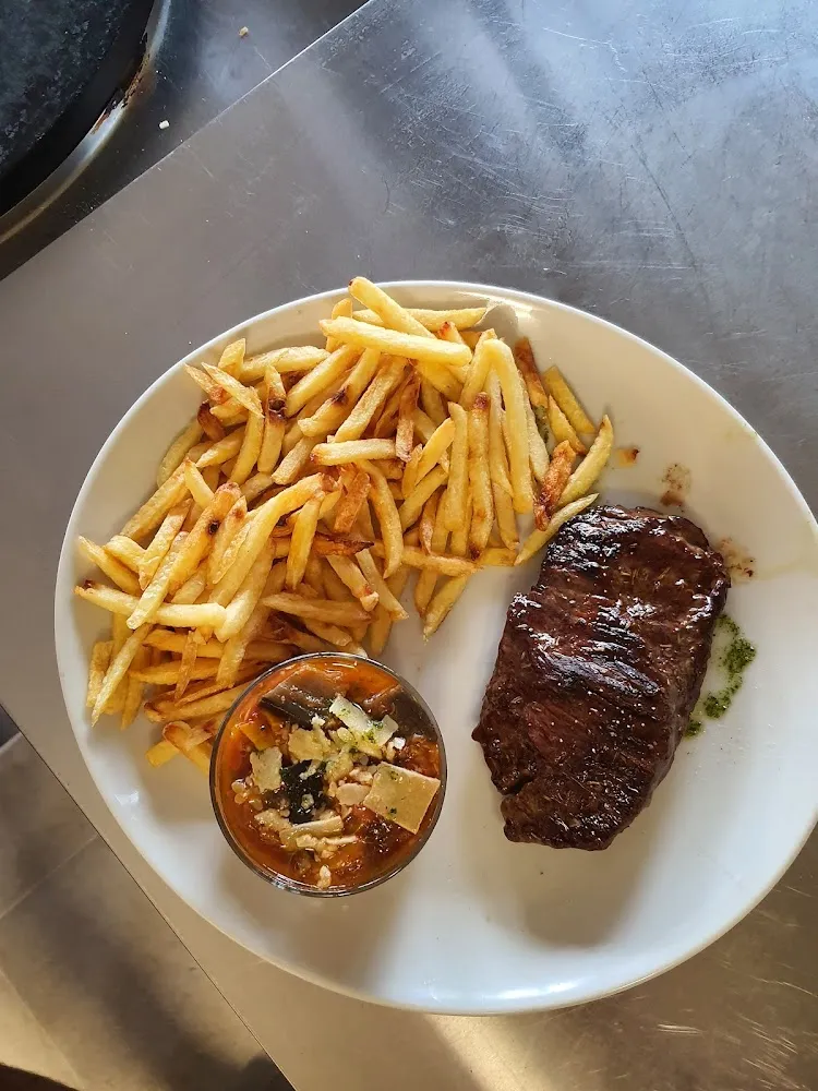 Bavette Et Ses Légumes Du Jardin Frites Maison