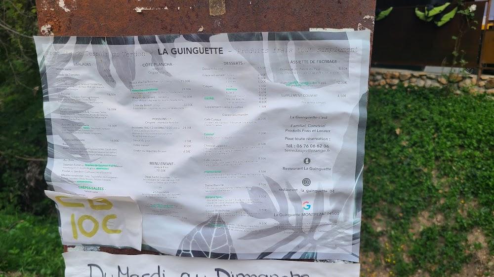 La Guinguette - Menu Image 3